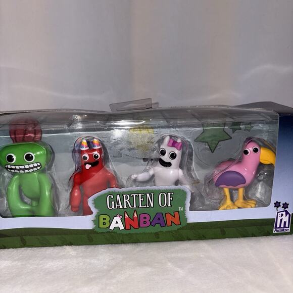 Garten Of BanBan MIni Collectible 4 Figure Set Josh Oplia Series 1 Toy Figures - Picture 2 of 5